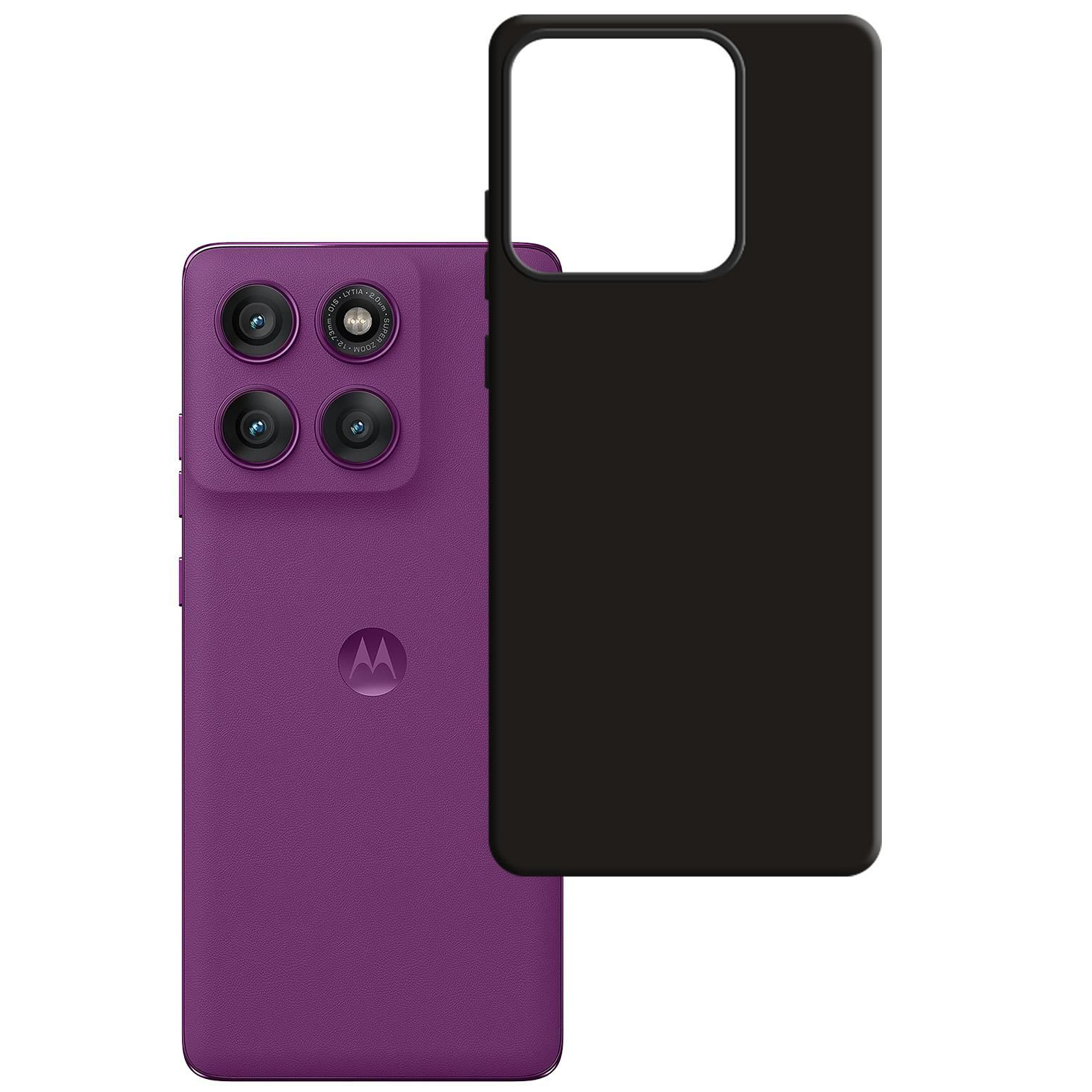 Etui matowe 3mk Matt Case do Motorola Edge 60 Pro, czarne.